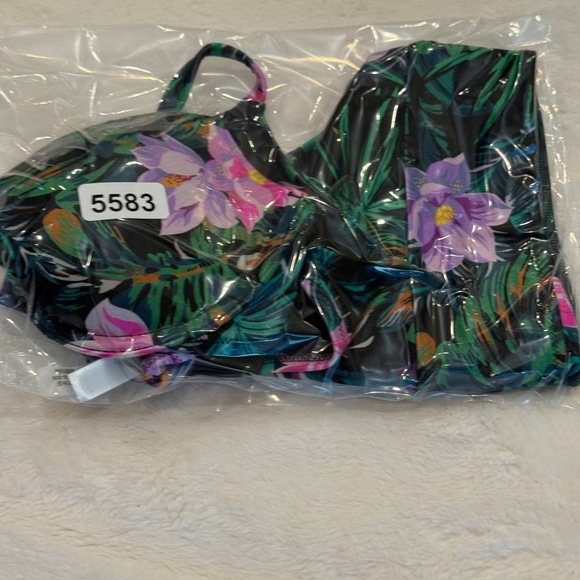 New! Victoria's Secret Black Palm Bikini Set 45583 - Picture 12 of 12